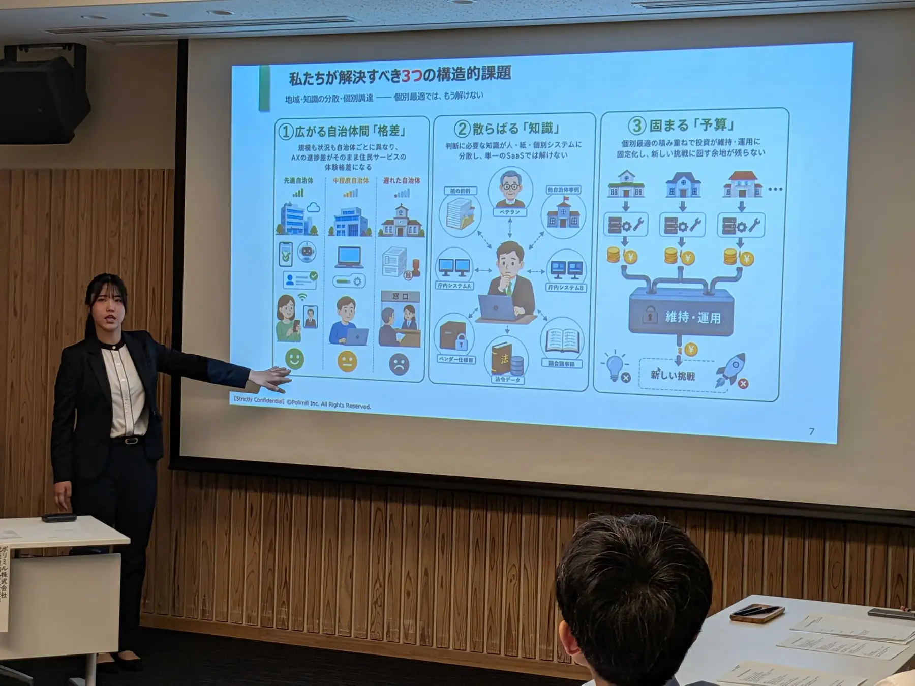 協定式の様子